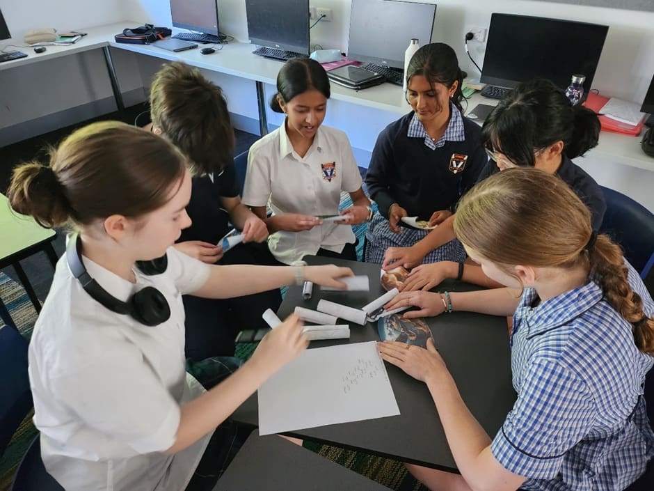 Students Working at Vermont Secondary College